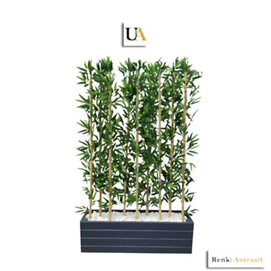 Ahşap Bambu Saksısı I Bambu Çiçeklik