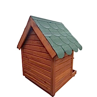 Dış Mekan İkili Kedi Evi Su Geçirmez Çatılı I UygunAhşap