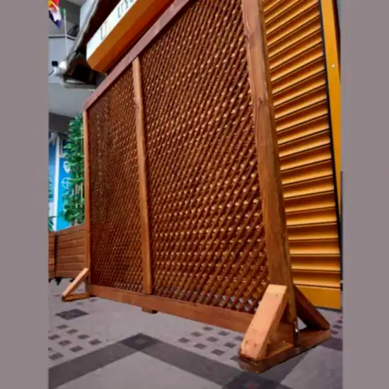 Ayaklı Ahşap Seperatör Paravan I UygunAhsap