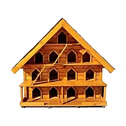 Çoklu Büyük Ahşap Kedi Evi 13'lü