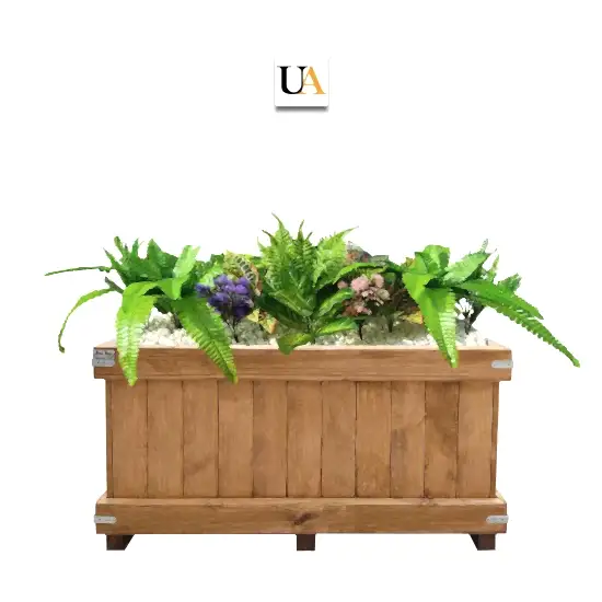 Uzun Büyük Dış Mekan Ahşap Saksı Modelleri I UygunAhşap