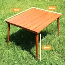 Ahşap Kamp Masası