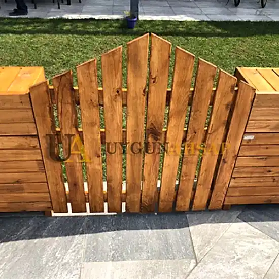 Çit Görünümlü Ahşap Bahçe Kapısı I UygunAhşap