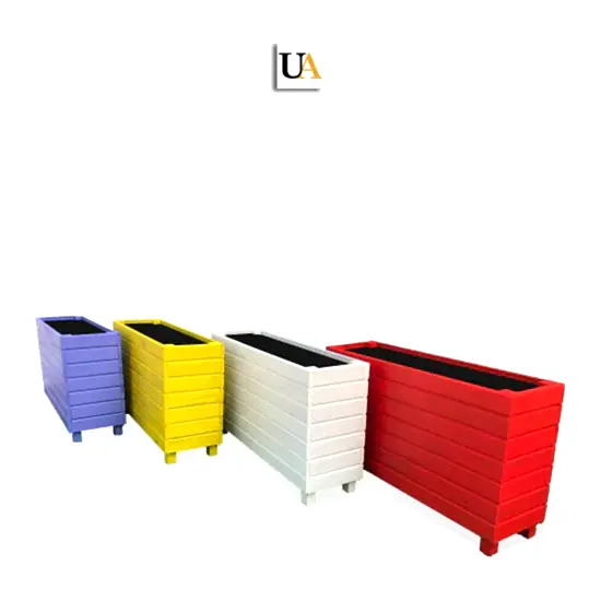 Dış Mekan Büyük Uzun Ahşap Saksı Modelleri I UygunAhşap