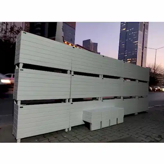 Dış Mekan Büyük Uzun Ahşap Saksı Modelleri I UygunAhşap