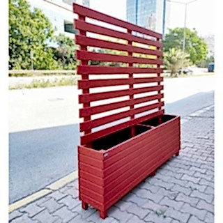 Lambri Saksılı Ahşap Paravan Seperatör Fiyatları I UygunAhsap