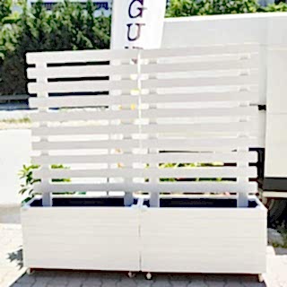 Lambri Saksılı Ahşap Paravan Seperatör Fiyatları I UygunAhsap