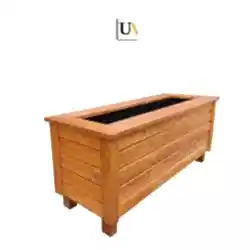 Pervazlı Lambri Ahşap Saksı Pervazlı Lambri Ahşap Saksı