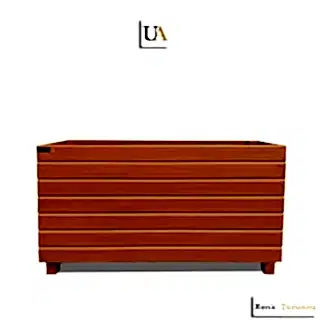 Dış Mekan Büyük Uzun Ahşap Saksı Modelleri I UygunAhşap