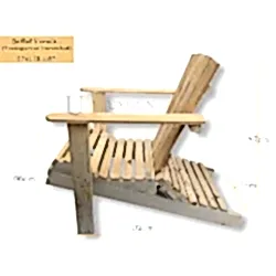 Ahşap Şezlong Sandalye