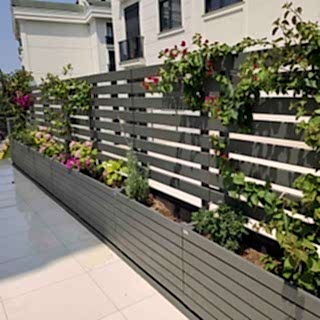 Lambri Saksılı Ahşap Paravan Seperatör Fiyatları I UygunAhsap